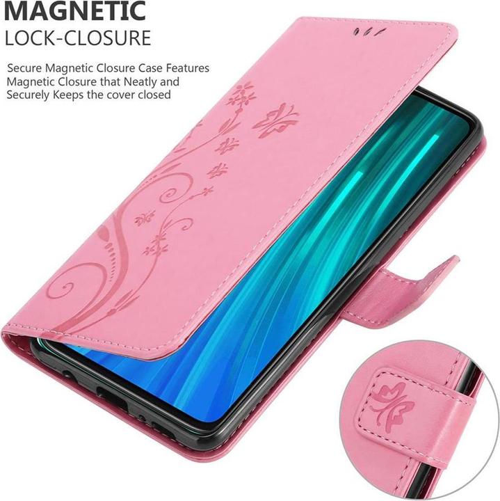 Image du produit Cadorabo Couverture du livre de fleurs (Xiaomi Redmi Note 8 Pro)