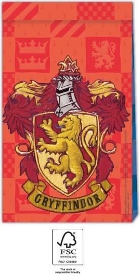 Actual product image Procos Party bags Harry Potter FSC (Gift bag, 4 x)