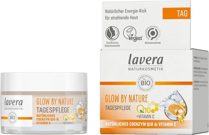 Actual product image Lavera Glow by Nature Day Care Q10 with Vitamin C (50 ml)