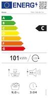 Energy Label Miele TWH 700-80 CH (9 kg, Left, CH plug)