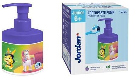 Immagine prodotto Orkla Dentifricio Junior Pompa Uva 1450ppm 150ml (150 ml)