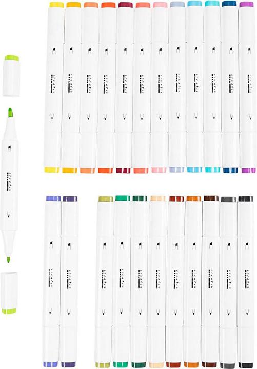 Immagine prodotto Creativ Company Kit Craft - Inchiostro da disegno 24 pezzi (37378) (Multicolore, 9 mm, 24 x)