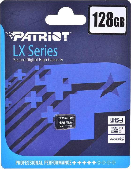 Image du produit Patriot Série LX (128 Go, microSDXC, U1, UHS-I)