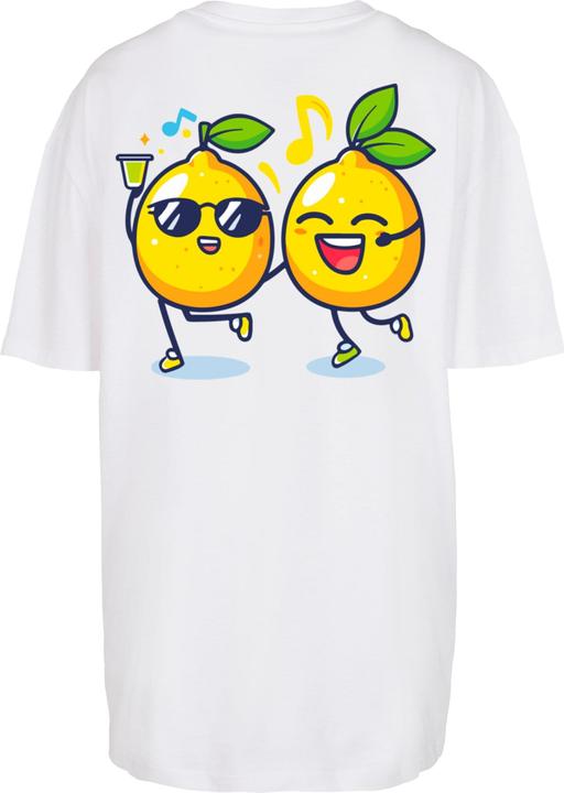 Actual product image Merchcode Ladies Lemon Party Oversized Tee - 170183 (5XL)