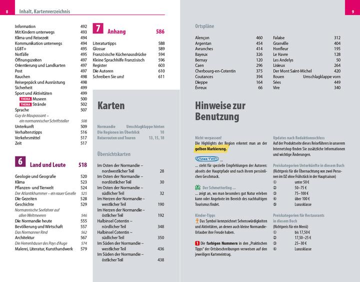 Produktbild Reiseführer Normandie (Deutsch, Hans Otzen, Barbara Otzen, 2025)