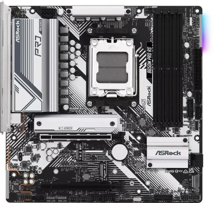 Image du produit AsRock B650M Pro RS (AM5, AMD B650, mATX)