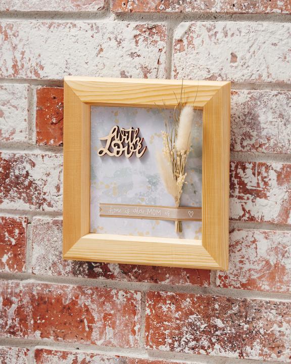Produktbild VBS Holz-Bilderrahmen "Quadrat", 21,5 x 21,5 cm, Innen 15 x 15 cm