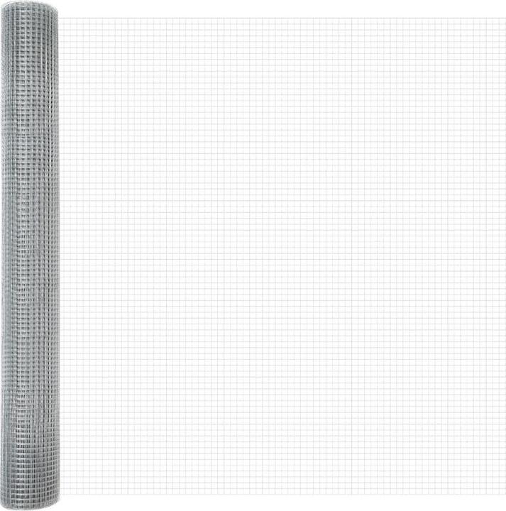 Image du produit VidaXL Clôture pour poules Set de 2 Acier galvanisé 25 x 1 m