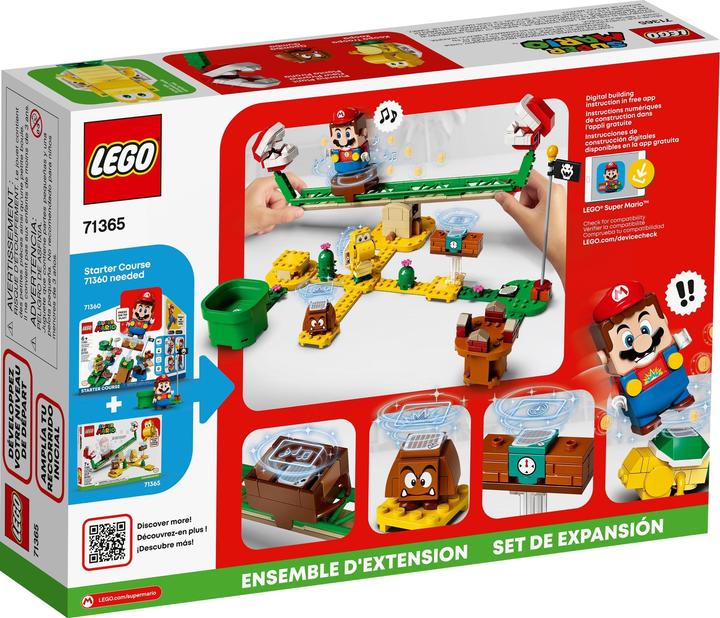 Produktbild LEGO Piranha-Pflanze-Powerwippe- Erweiterungsset (71365, LEGO Super Mario)