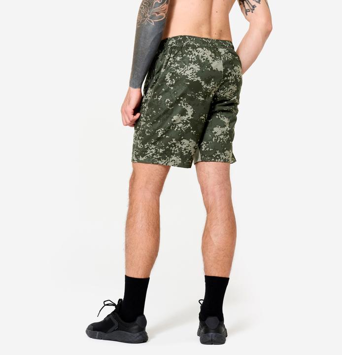 Domyos Shorts Reissverschlusstaschen - khaki