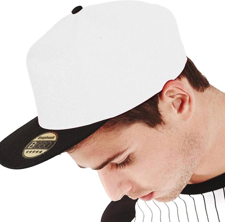 Actual product image Beechfield Baseball cap with flat peak (pack of 2) (One size)