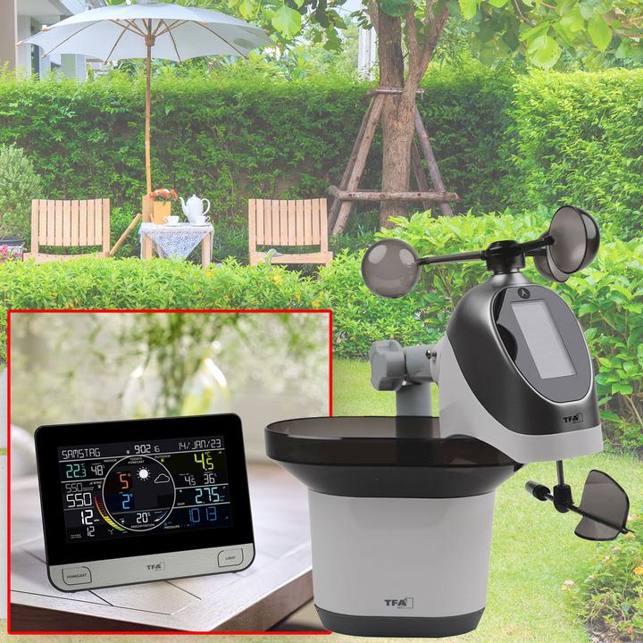 Actual product image TFA Radio weather station