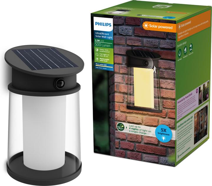 Produktbild Philips Solar-Aussenwandleuchte (500 lm, IP44)
