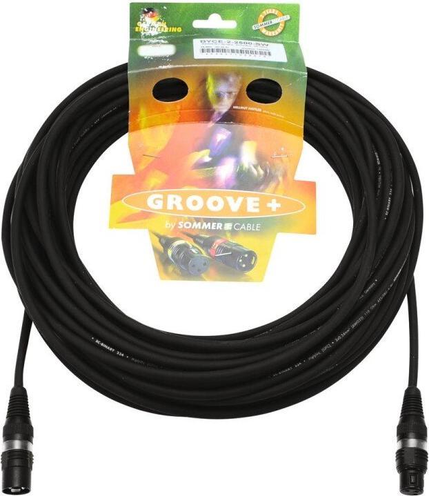 Image du produit Sommer Cable Câble DMX XLR 3 pôles 25m sw Hicon (25 m, XLR)