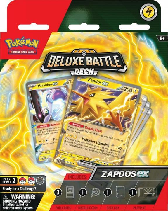 Immagine prodotto Pokémon Deluxe Battle Deck Zapdos Ex-Karten (Ponte)