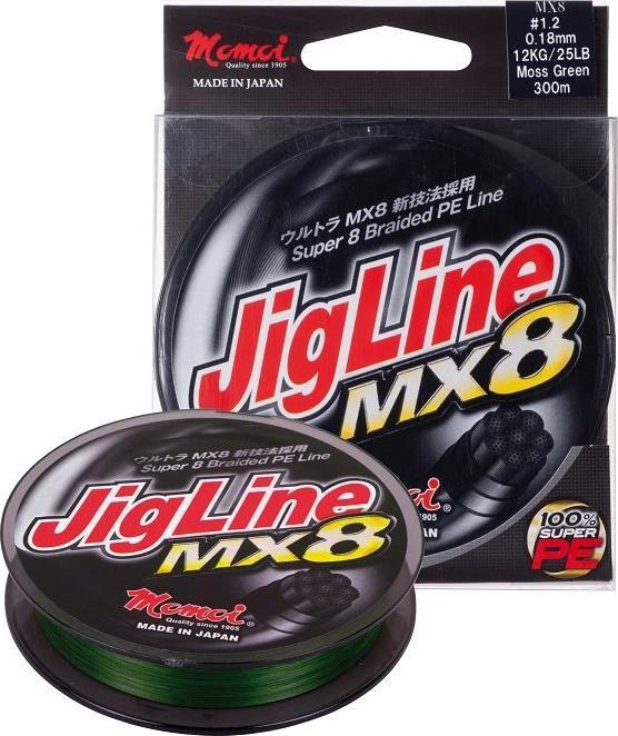 Momoi Jigline MX8, Rosso (6 kg, 0.10 mm)