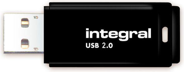 Actual product image INFD128GBBLK 128GB USB 2.0 Type A Black USB Flash Drive (128 GB, USB-A)