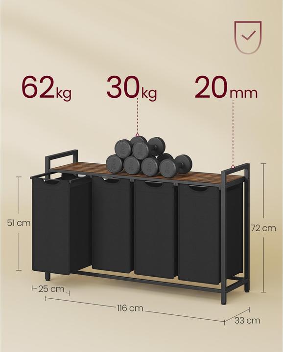 Produktbild Vasagle Laundry (160 l)