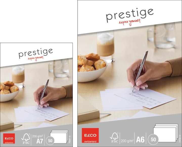 Actual product image Elco Writing cards Prestige (A6, 200 g/m², 50 x)