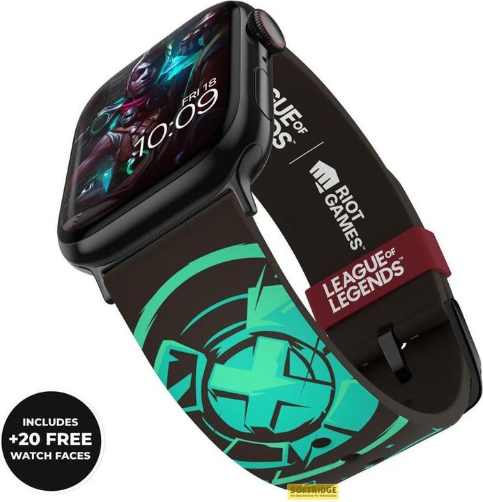 Produktbild Moby Fox League of Legends bracelet pour smartwatch Ekko (22 mm, Edelstahl, Silikon)