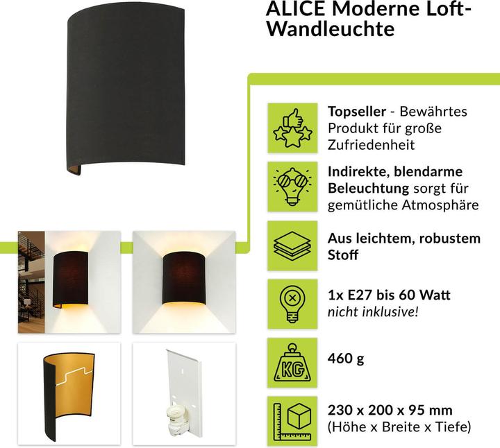 Actual product image Licht-Erlebnisse Alice (E27)