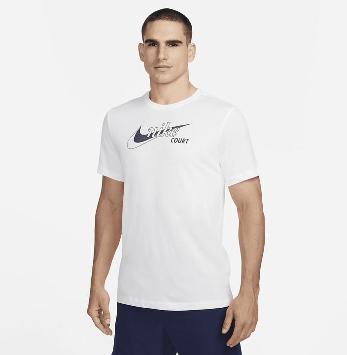 Actual product image Nike Court T-Shirt White Man (M)