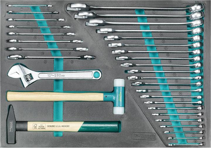 Actual product image technocraft Swiss Team 297-piece workshop trolley (297 x)