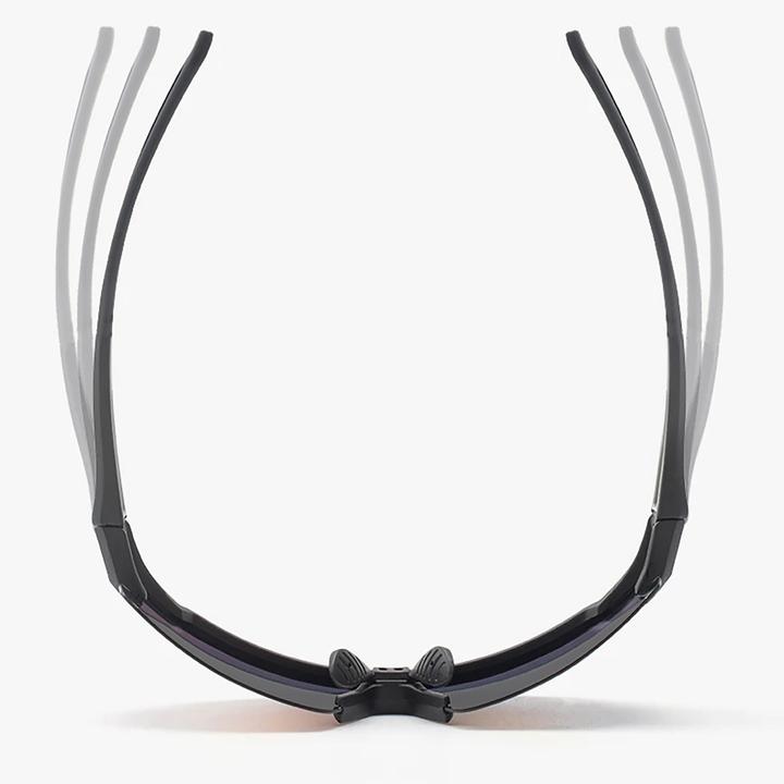 Immagine prodotto Rockbros Occhiali da ciclismo polarizzati con protezione UV e inserto correttivo 14120008006 Lenti grigie (Nero, Nero)