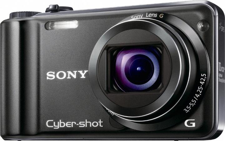 Sony DSC-HX5, 10 MPixel, 10x WW-Zoom, FullHD, GPS, Schwarz