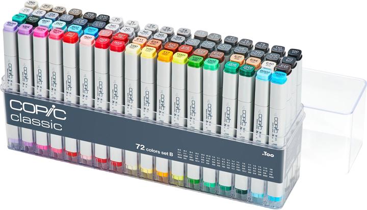 Produktbild Copic Set 2 (Mehrfarbig, 7 mm, 72 x)