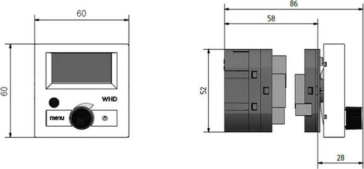 Produktbild WHD DR 60 Edizio Unterputzradio (UKW, DAB+, Infrarot)