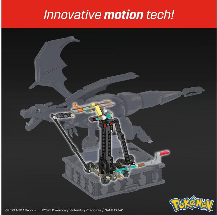 Immagine prodotto MEGA Motion Glurak bewegliches Bauset