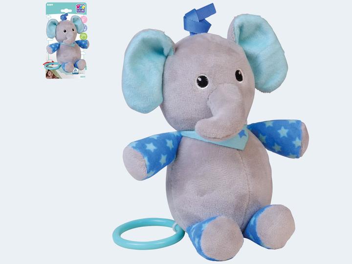 Produktbild Happy People Spieluhr sanfte Musik weicher Plüsch Elefant 20cm