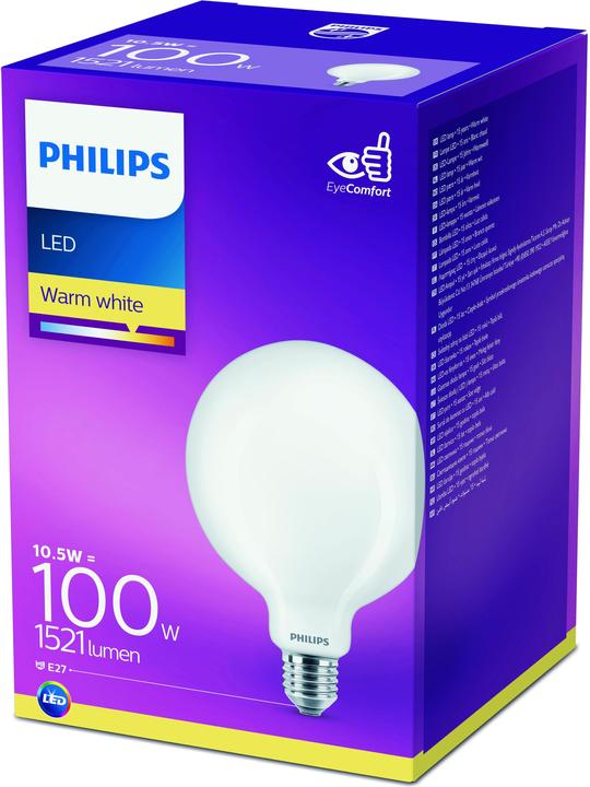 Immagine prodotto Philips LED G120 (E27, 10.50 W, 1521 lm, 1 x, D)