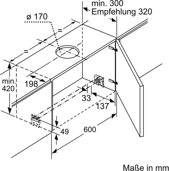 Produktbild Neff D46ED52X1 (Flachschirmhaube)
