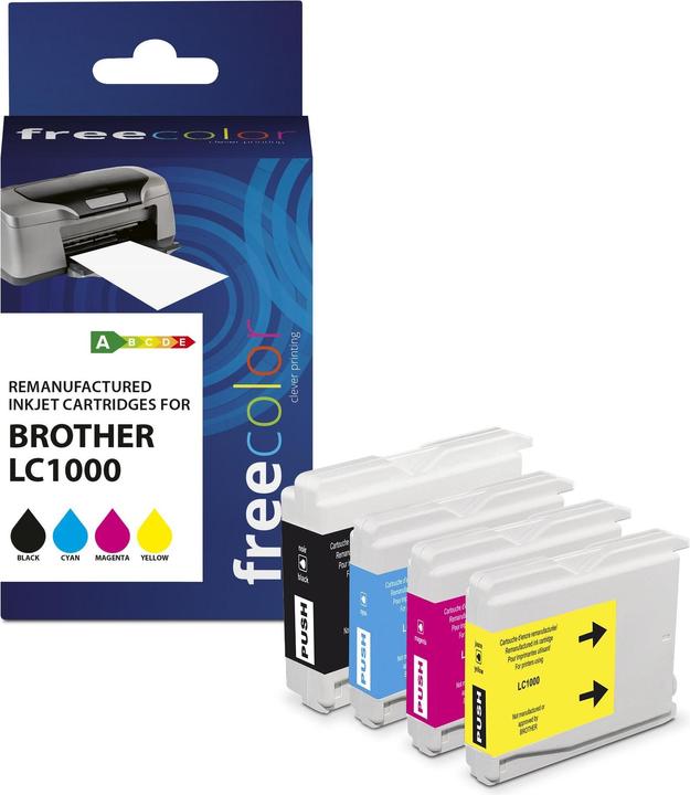 Produktbild Freecolor Tinte LC-1000 Multipack Color (M, C, Y, BK)