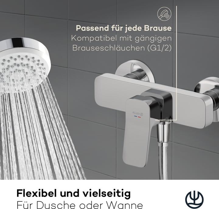 Produktbild Kludi X1 Duscharmatur Aufputz, Brause-Einhandmischer
