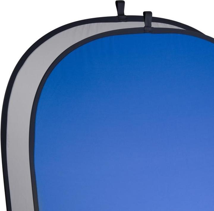 Actual product image Walimex 2in1 folding background grey/blue, 180x210cm (180 cm, 180 cm)