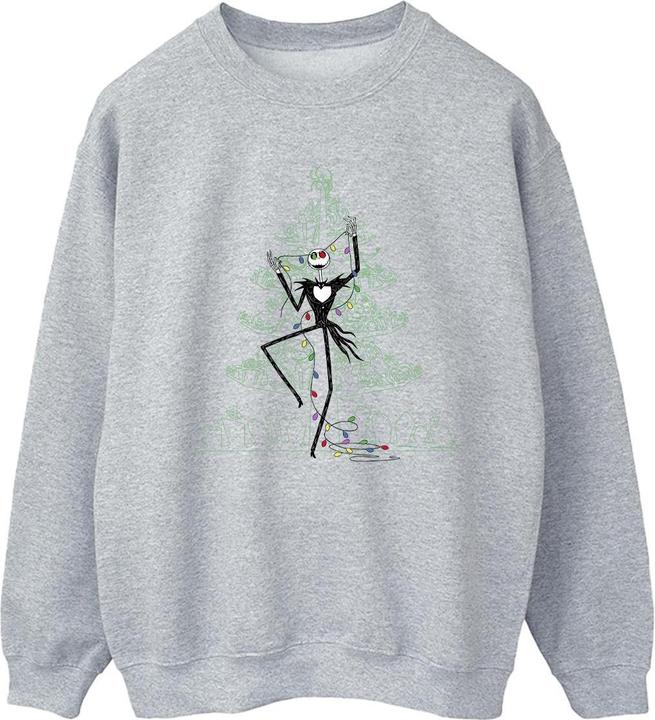 Disney The Nightmare Before Christmas Tree Green Sweatshirt (M)