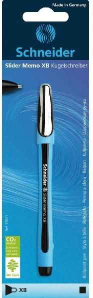 Produktbild Schneider Kugelschreiber Memo (Blau, Schwarz, 1 x)