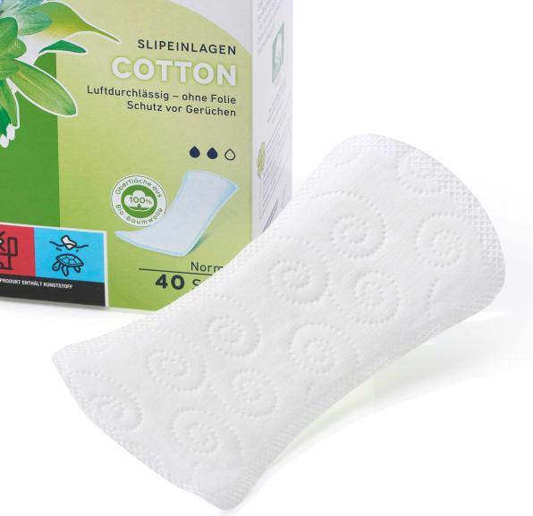 Produktbild dm Jessa Slipeinlagen Cotton (40 x)