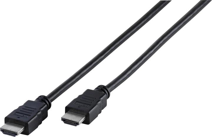 Produktbild Teccus High Speed HDMI Kabel mit Ethernet, HDMI Stecker <-> HDMI Stecker, 5m, schwarz (HDMI)