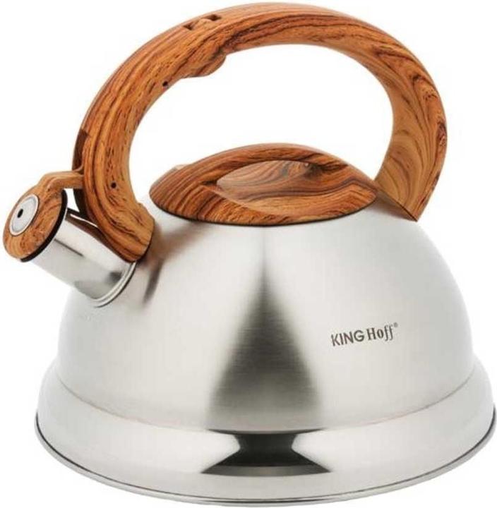 Actual product image Kinghoff Steel kettle with whistle 3 L KH-3336 (3 l)
