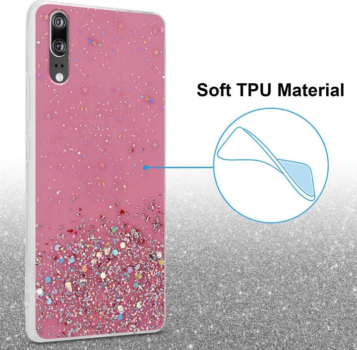 Image du produit Cadorabo Couverture TPU paillettes scintillantes (Cubot P20)