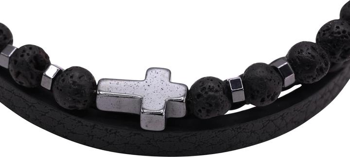 Actual product image Heideman Glenn black and brown colours (17 cm, 100% leather)