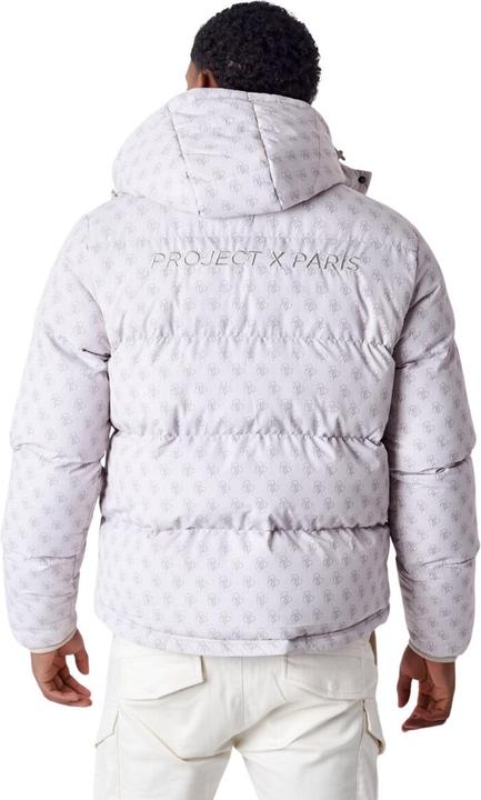 Actual product image Project X Paris hooded padded jacket with a-over monogram (L)
