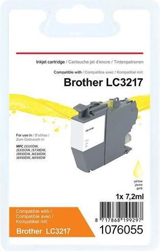 Actual product image Office Depot Ink cartridge LC-3217Y Compatible LC-3217Y Yellow