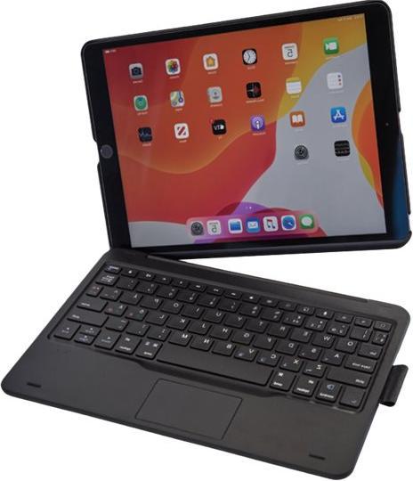 Image du produit Next Concept XCEED CoverKey 2.0 - Clavier et clavier à membrane - trådløs - sort - pour Apple iPad 10.2 pouces