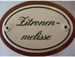 Produktbild Münder Gewürzstecker Zitronenmelisse Emailschild 25 cm