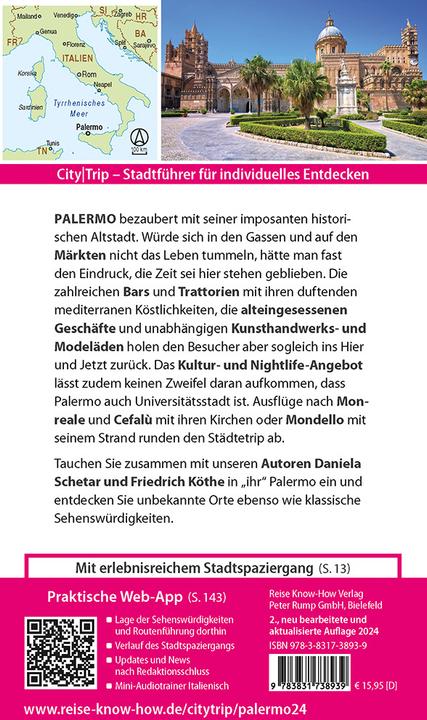 Produktbild CityTrip Palermo (Deutsch, Daniela Schetar, Friedrich Köthe, 2024)